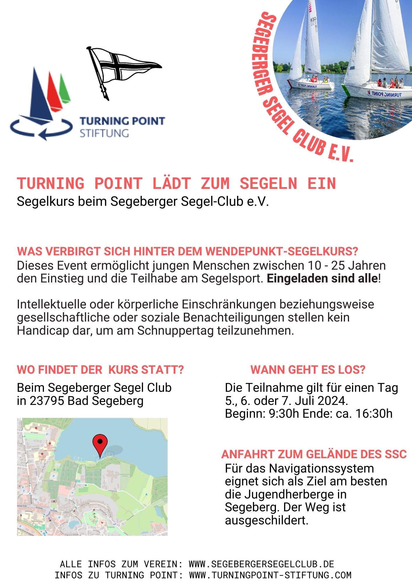 Turning Point lädt zum Segel ein